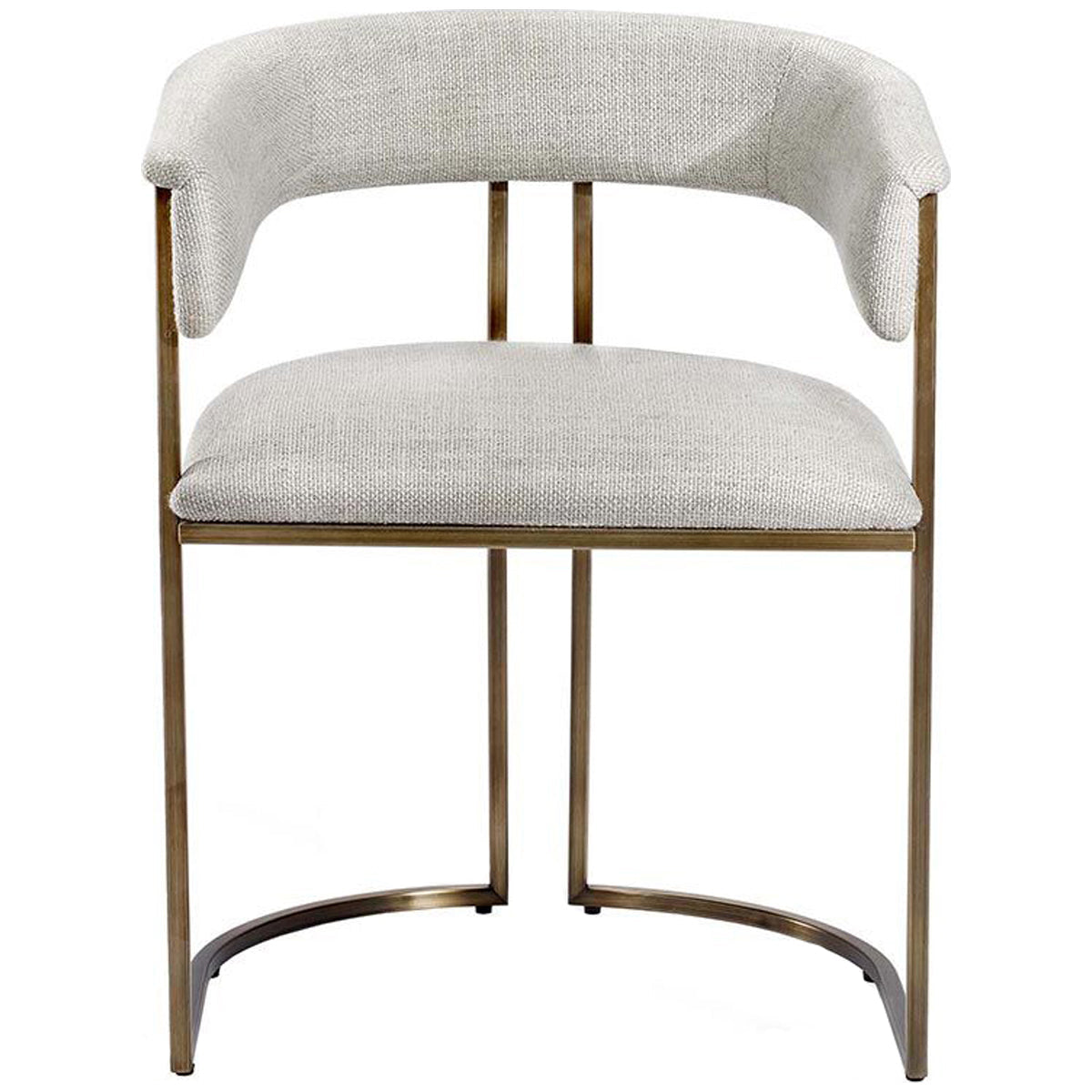 A&J Homes Studio Chelmsford Upholstered King Louis Back Arm Chair in  Antique Taupe/Beige - ShopStyle