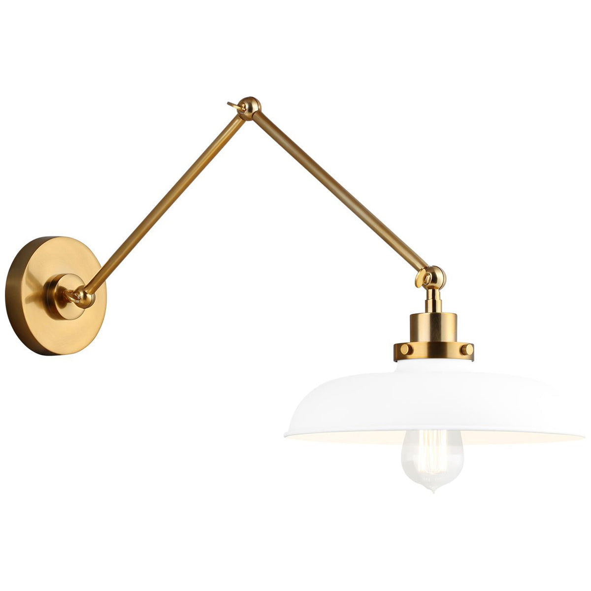 Wellfleet Single Arm Wide Wall Sconce