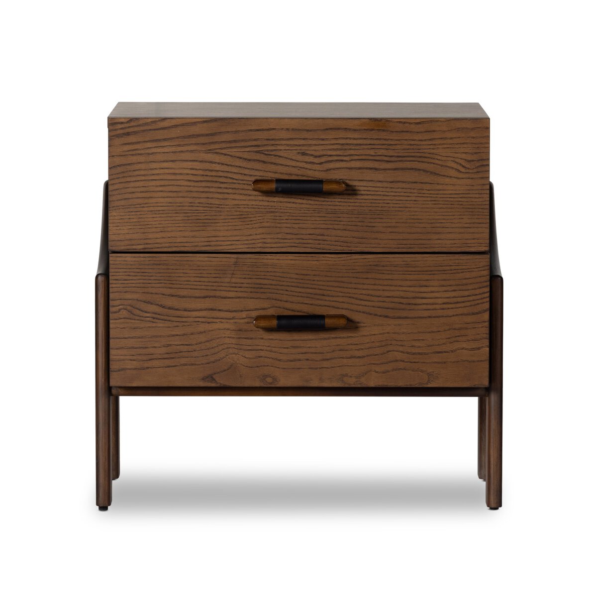 Four Hands Halston Nightstand Terra Brown Ash Veneer 232430-001