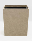 Pigeon and Poodle Hampton Rectangular Wastebasket, Tapered