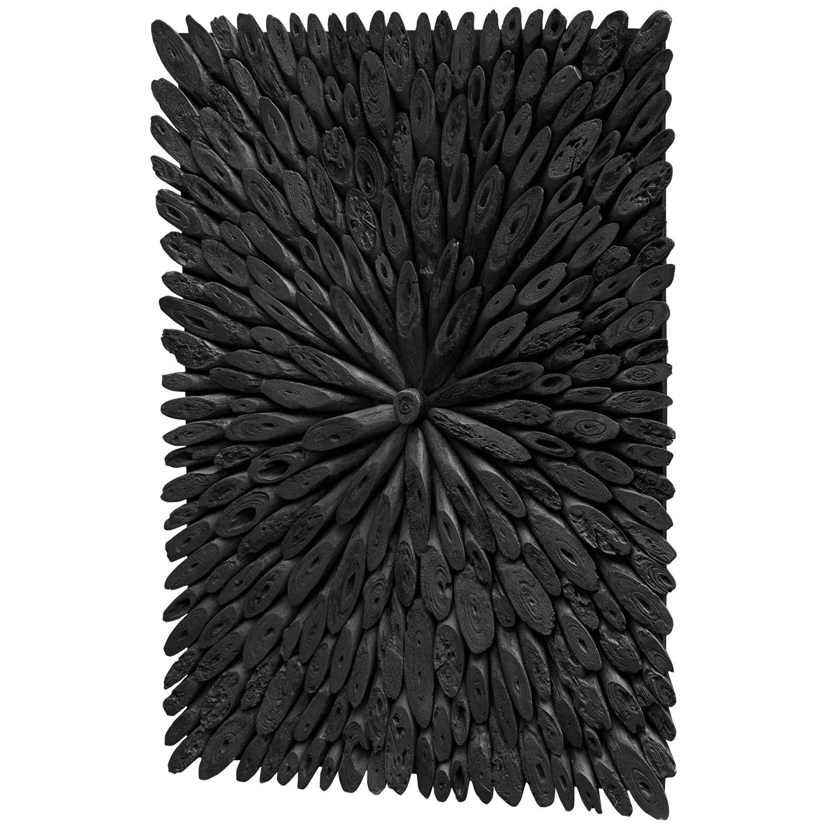 Uttermost Bahama Black Wood Wall Decor