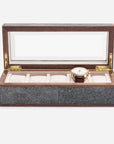 Pigeon and Poodle Elmbridge 5-Watch Box with Beveled Glass