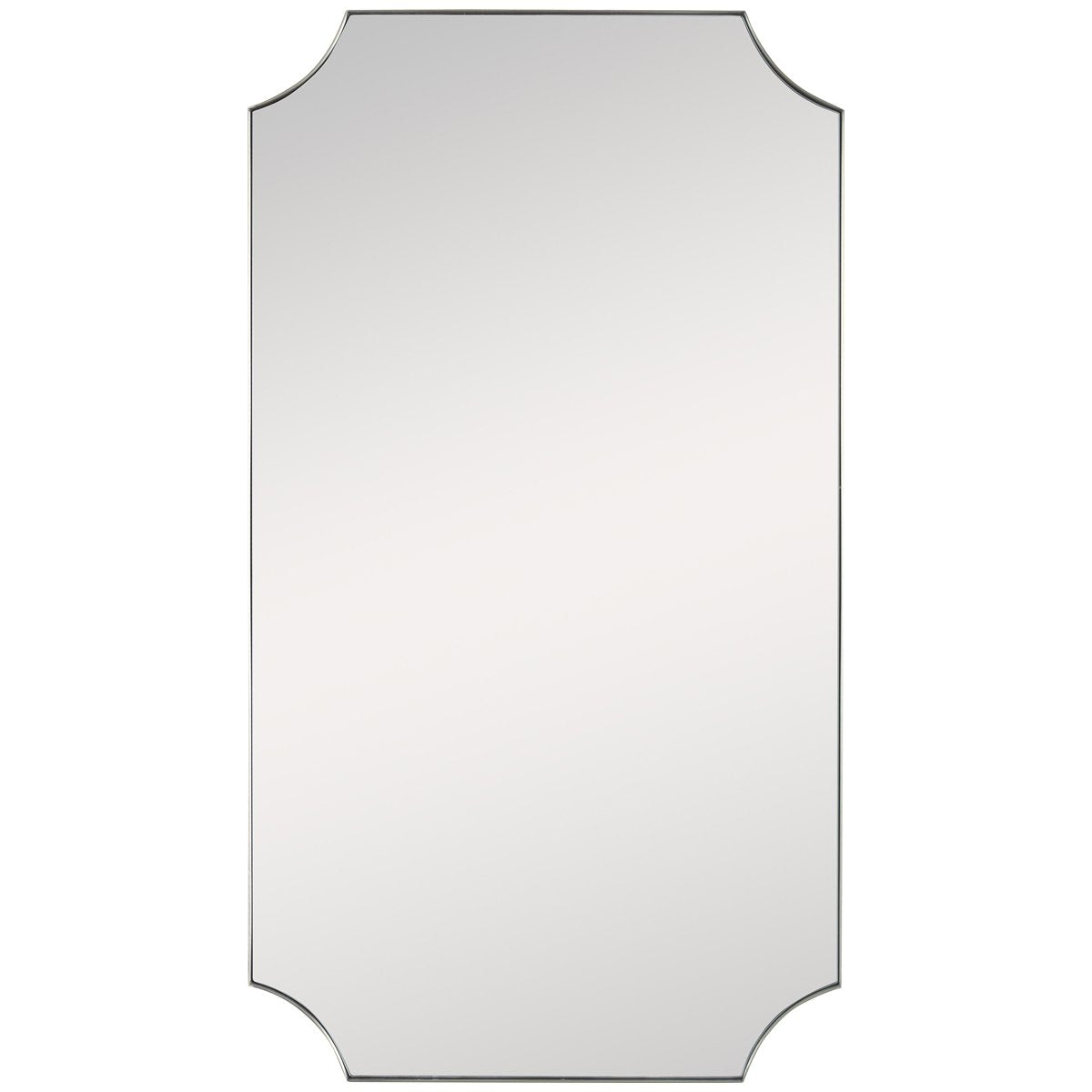 Uttermost Lennox Scalloped Corner Mirror