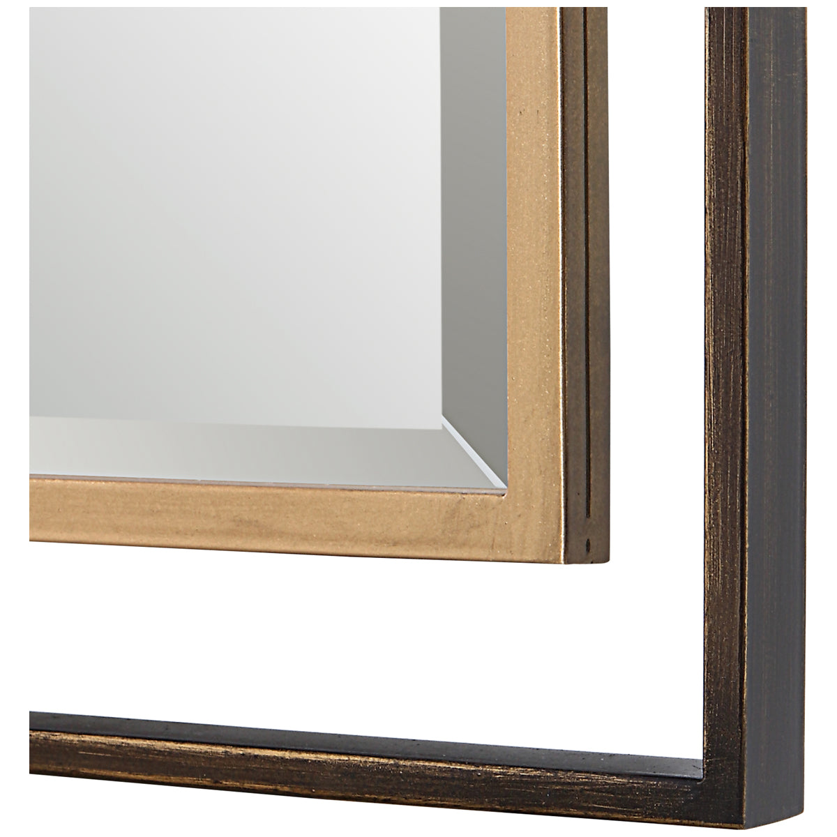 Uttermost Carrizo Tall Bronze and Gold Mirror