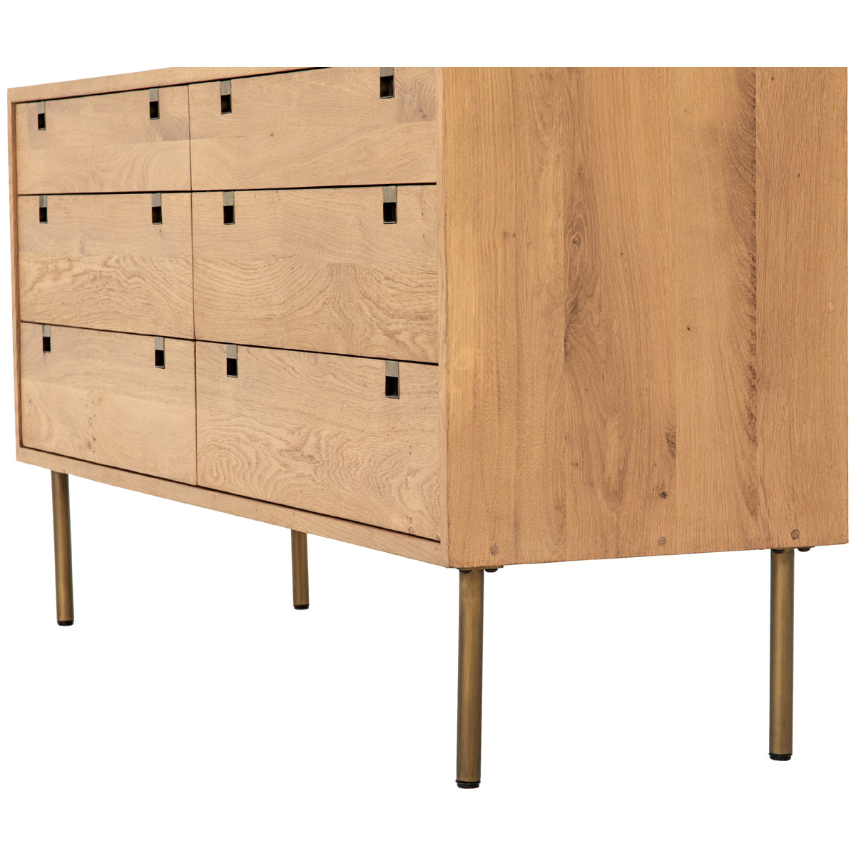 Four Hands Bennett Carlisle 6-Drawer Dresser - Natural Oak