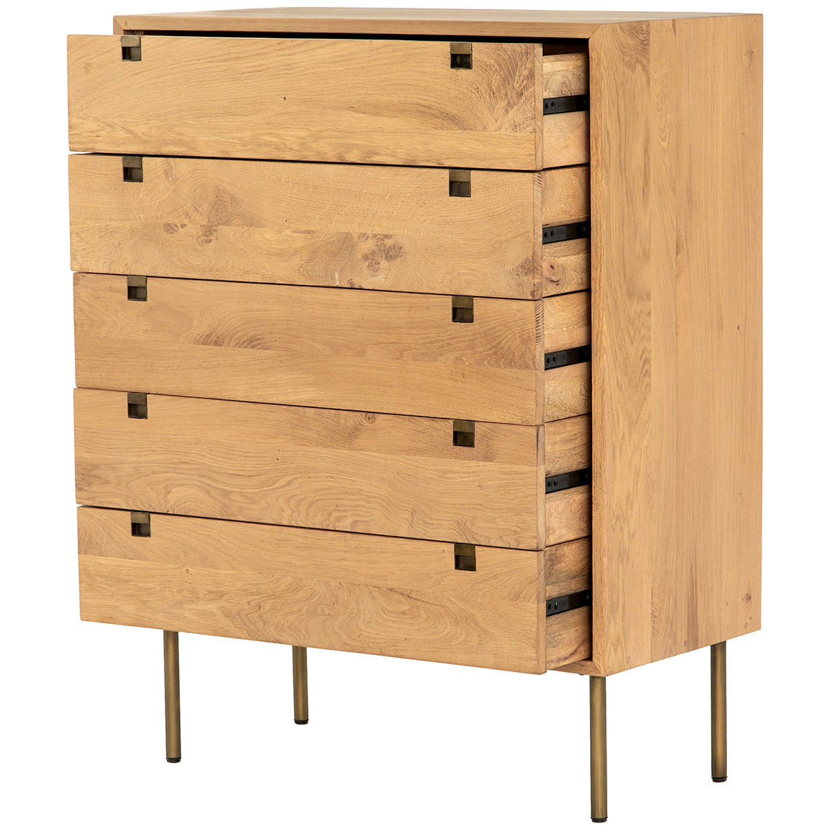 Four Hands Bennett Carlisle 5-Drawer Dresser - Natural Oak