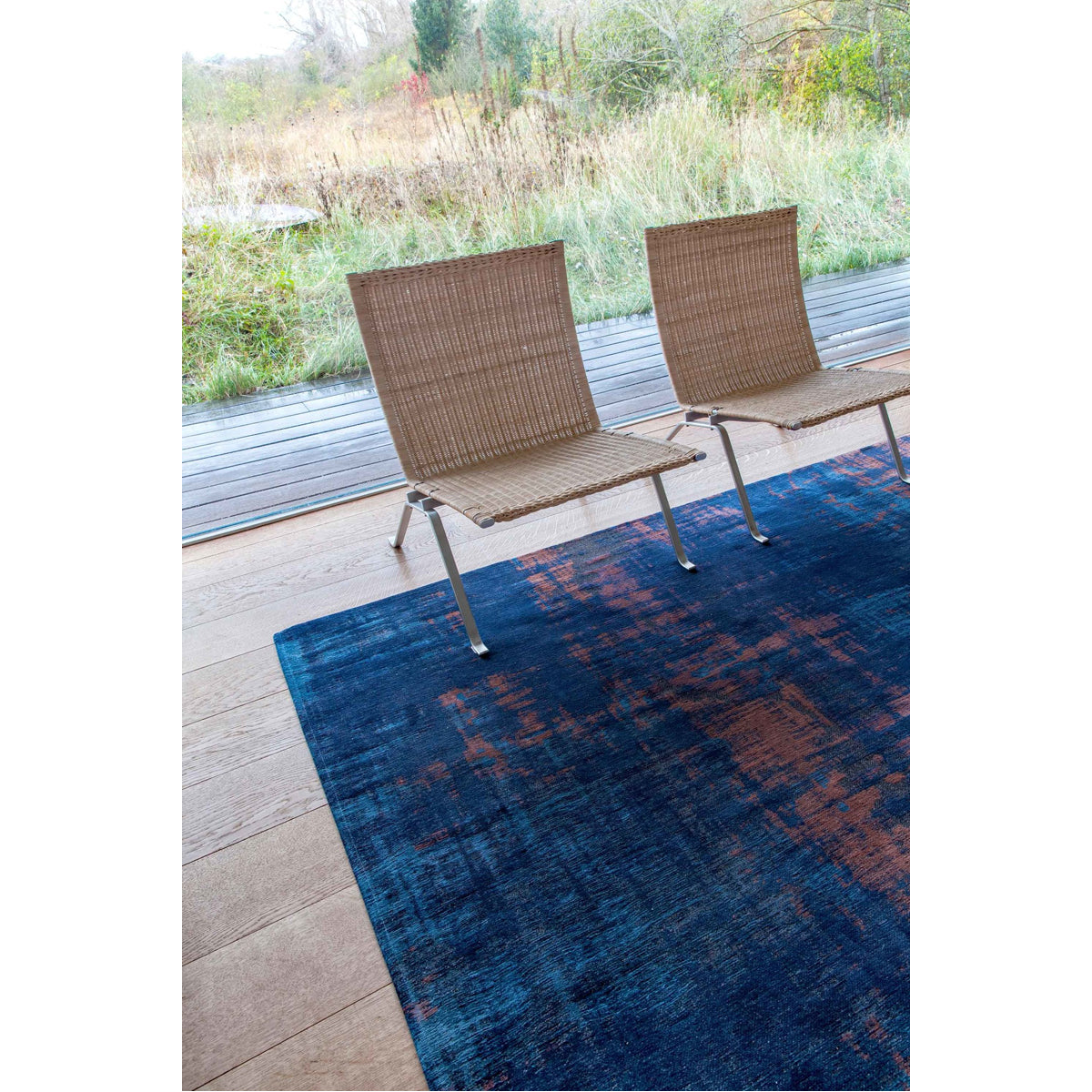 Louis de Poortere Atlantic Venetian Dust 9211 Sunset Blue Rug