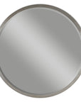 Uttermost Serenza Round Silver Mirror