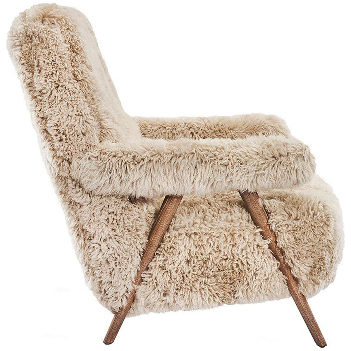 Interlude Home Barrett Lounge Chair - Morel Taupe