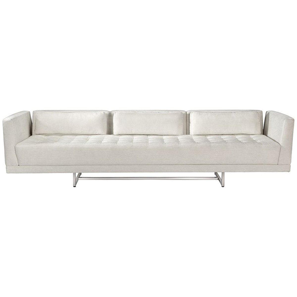 Interlude Home Luca Sofa - Faux Linen