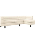 Interlude Home Ornette Chaise 2-Piece Sectional - Pure