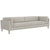 Interlude Home Miles II Grand Sofa - Breeze