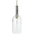 Palecek Bronson Glass Long Pendant - Pewter