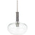 Palecek Bronson Glass Wide Pendant - Pewter