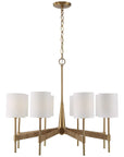 Uttermost Lautoka Rattan 8-Light Chandelier