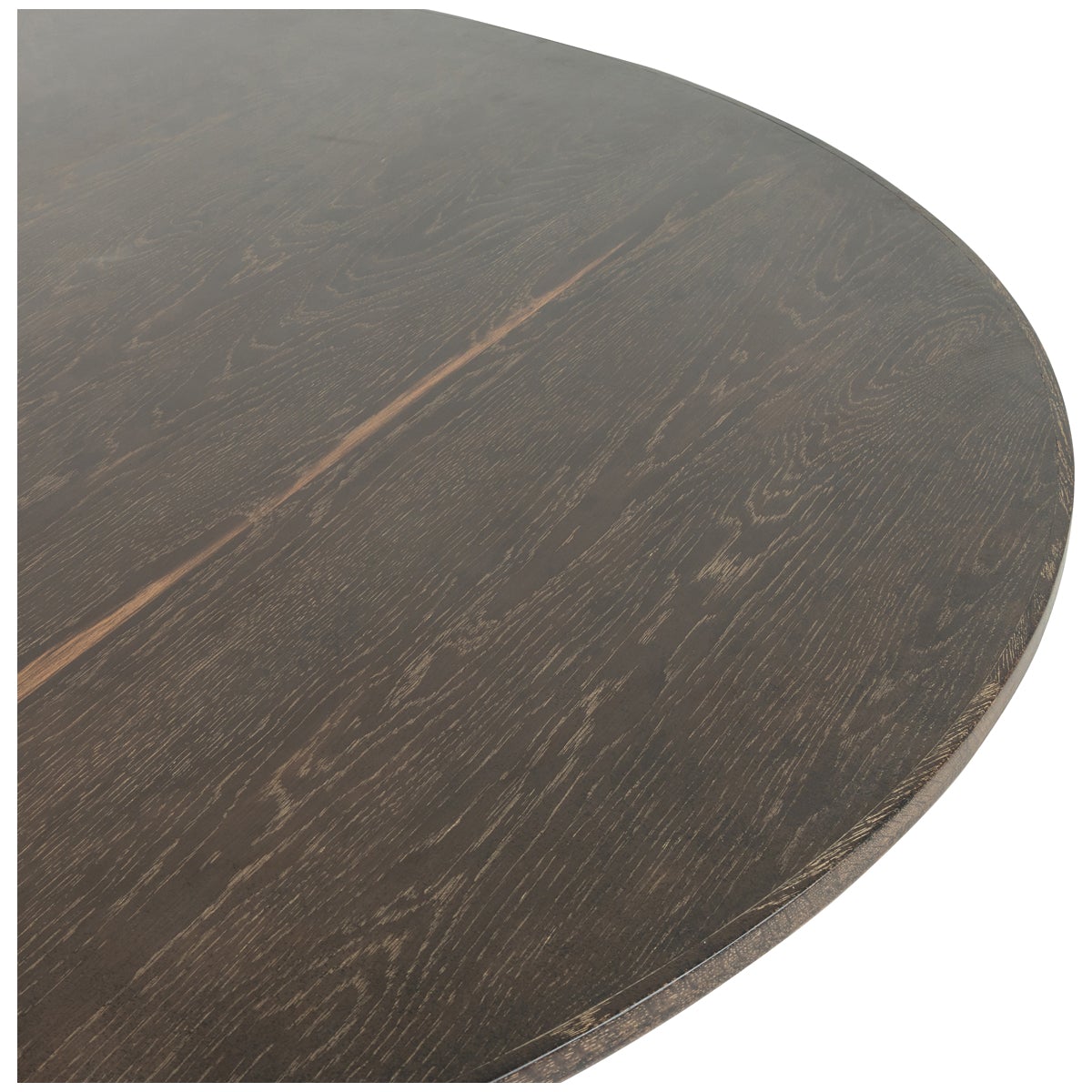 Four Hands Hughes Powell Dining Table - English Brown Oak Veneer