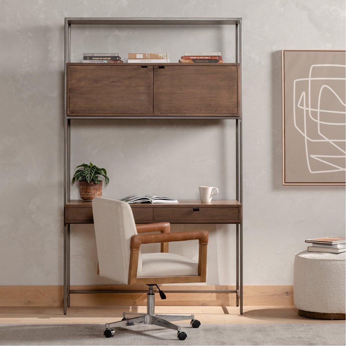 Four Hands Fulton Trey Modular Wall Desk