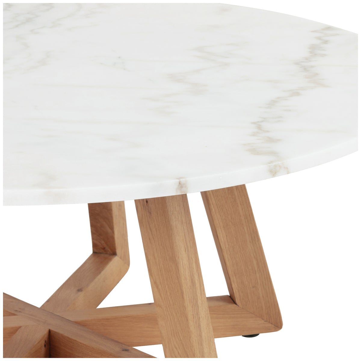 Four Hands Hughes Creston Coffee Table - White Marble