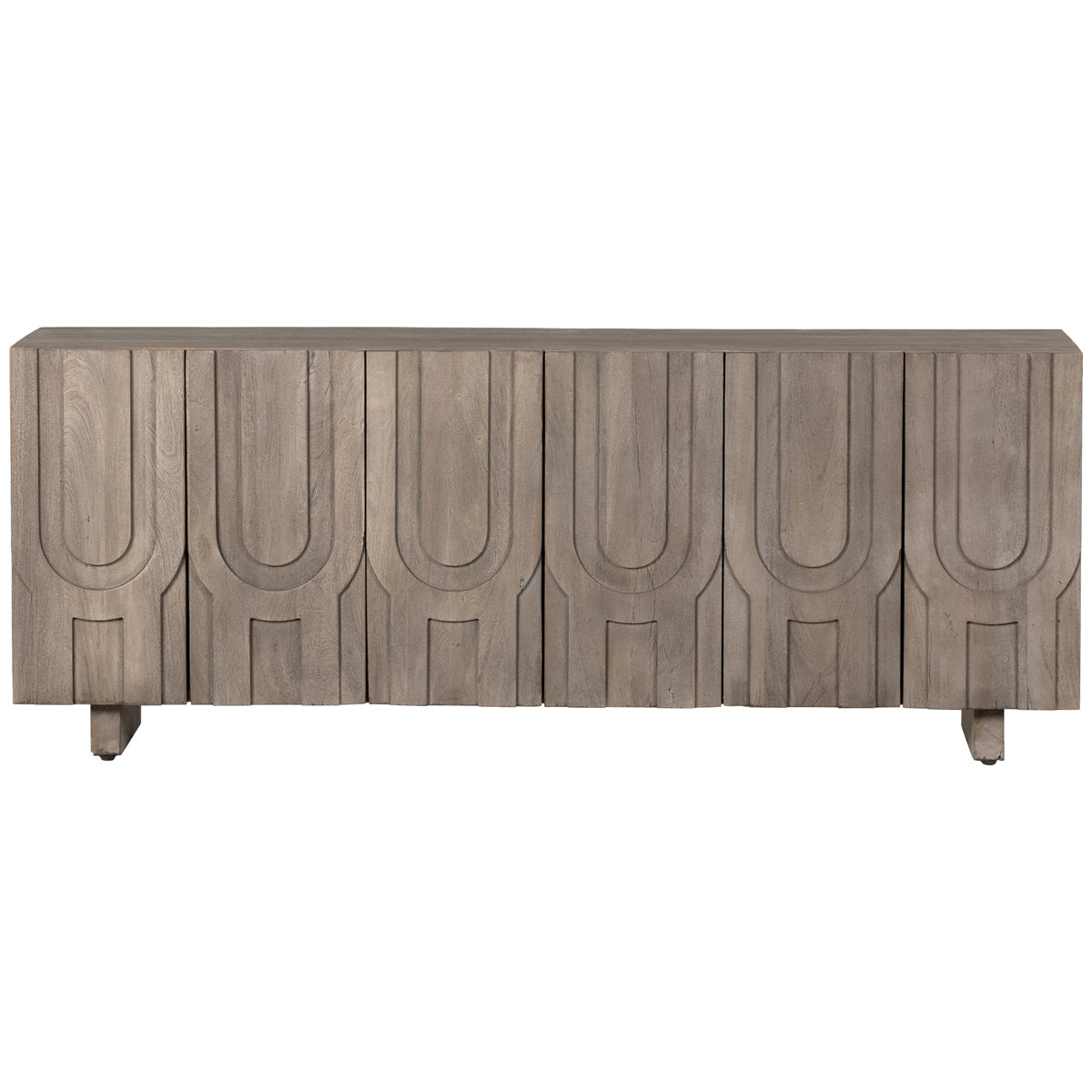 Four Hands Maya Rivka Media Console - Aged Grey