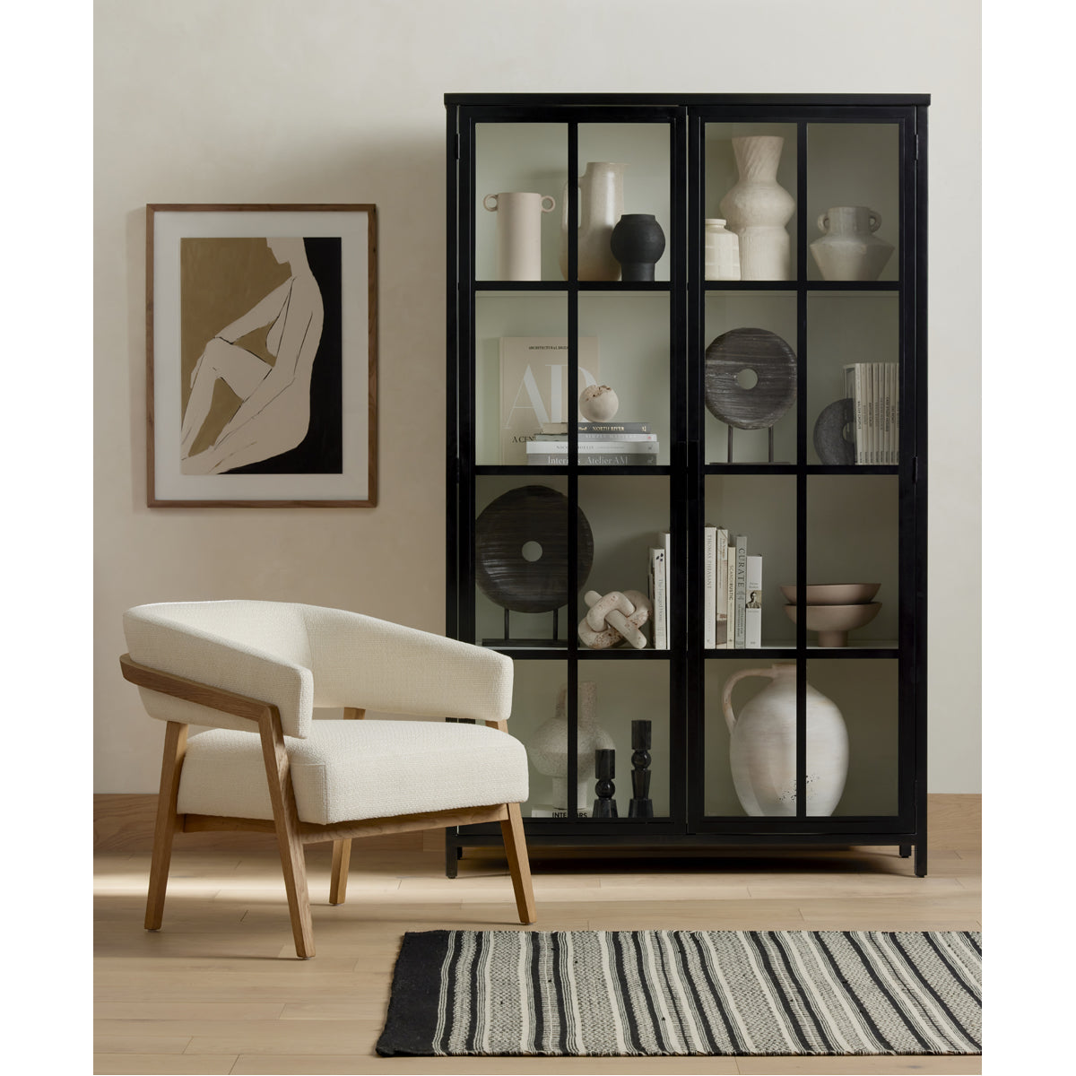 Four Hands Bolton Lexington Cabinet - Black