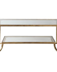 Uttermost Katina Gold Leaf Coffee Table