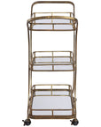 Uttermost Stassi Gold Serving Cart