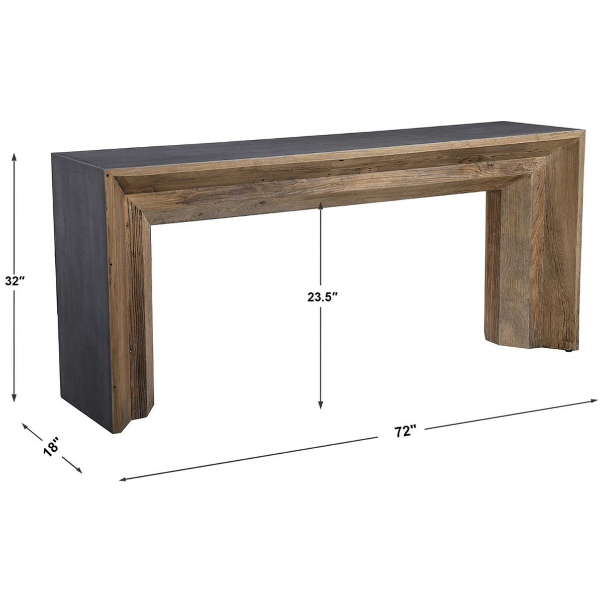 Uttermost Vail Reclaimed Wood Console Table