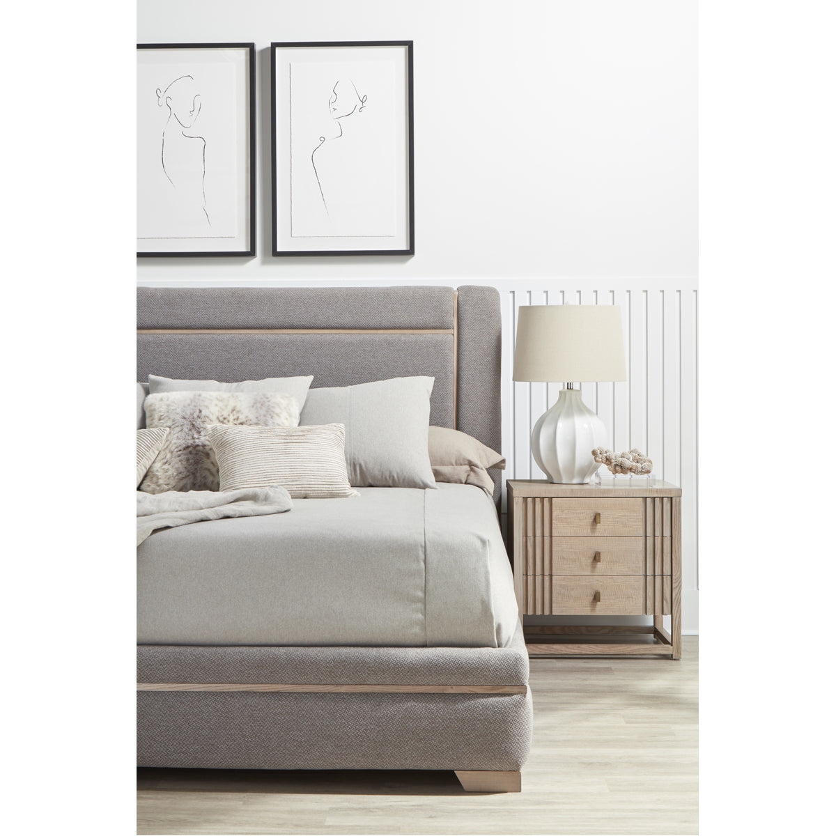 A.R.T. Furniture Upholstered Platform Bed