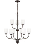 Sea Gull Lighting Windom 9-Light 9W Chandelier