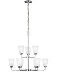 Sea Gull Lighting Kerrville 9-Light Chandelier - 9.5W