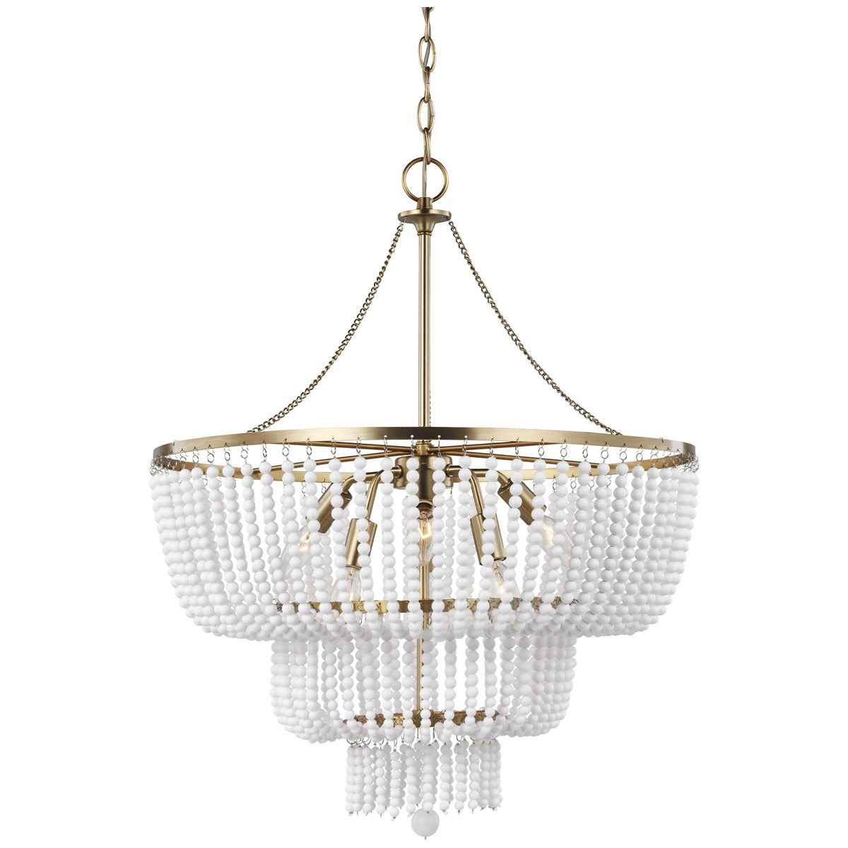 Sea Gull Lighting Jackie 6-Light Chandelier with Bulb