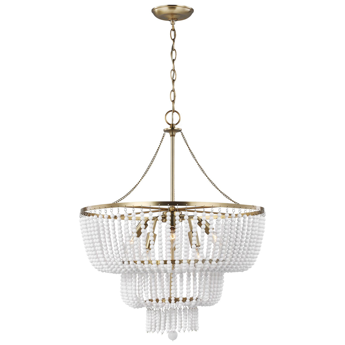 Sea Gull Lighting Jackie 6-Light Chandelier with Bulb