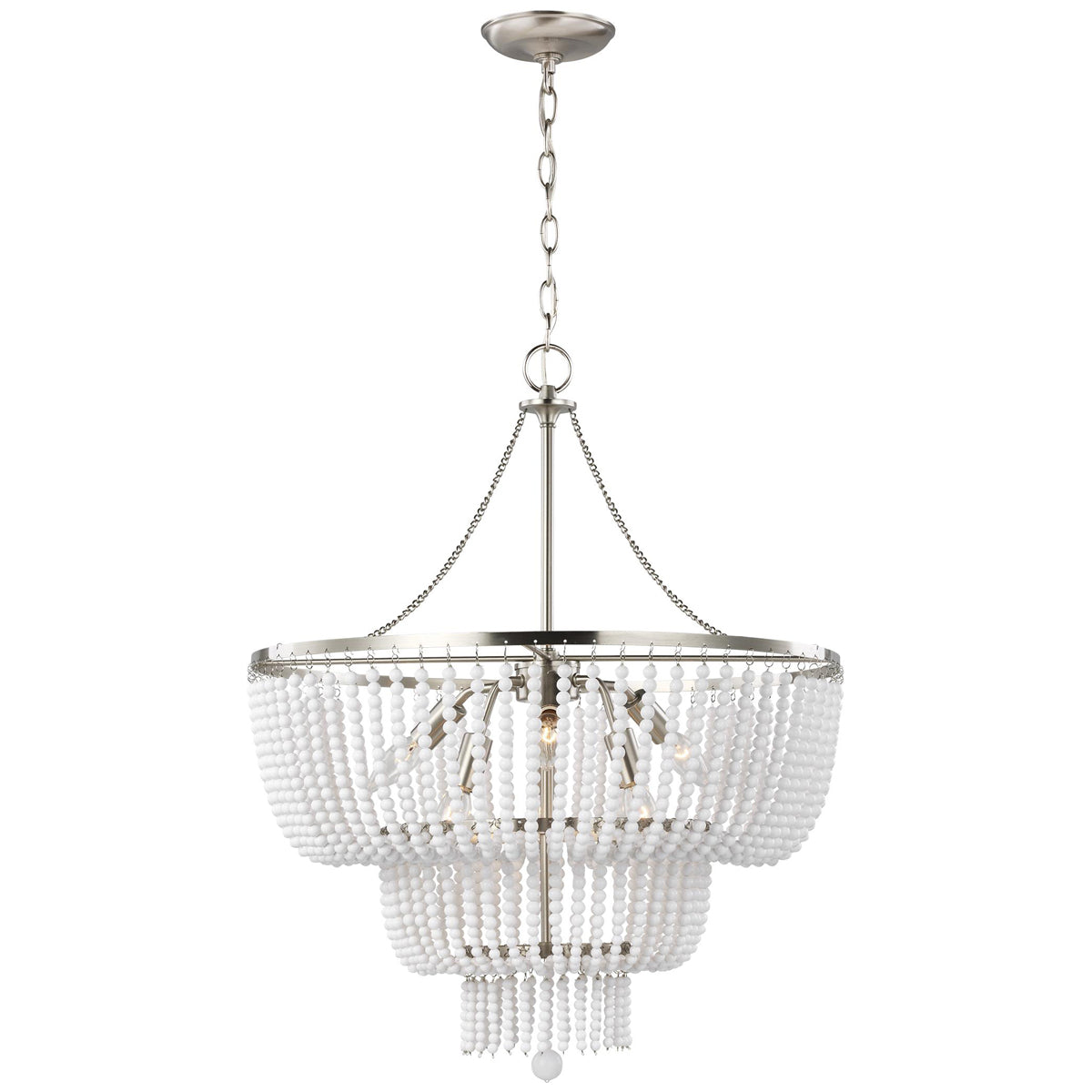 Sea Gull Lighting Jackie 6-Light Chandelier with Bulb