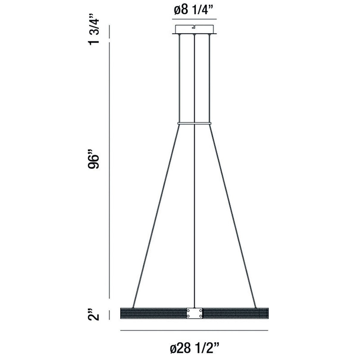 Eurofase Admiral Small LED Chandelier