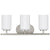 Sea Gull Lighting Oslo Three Lights Wall Bath Sconce