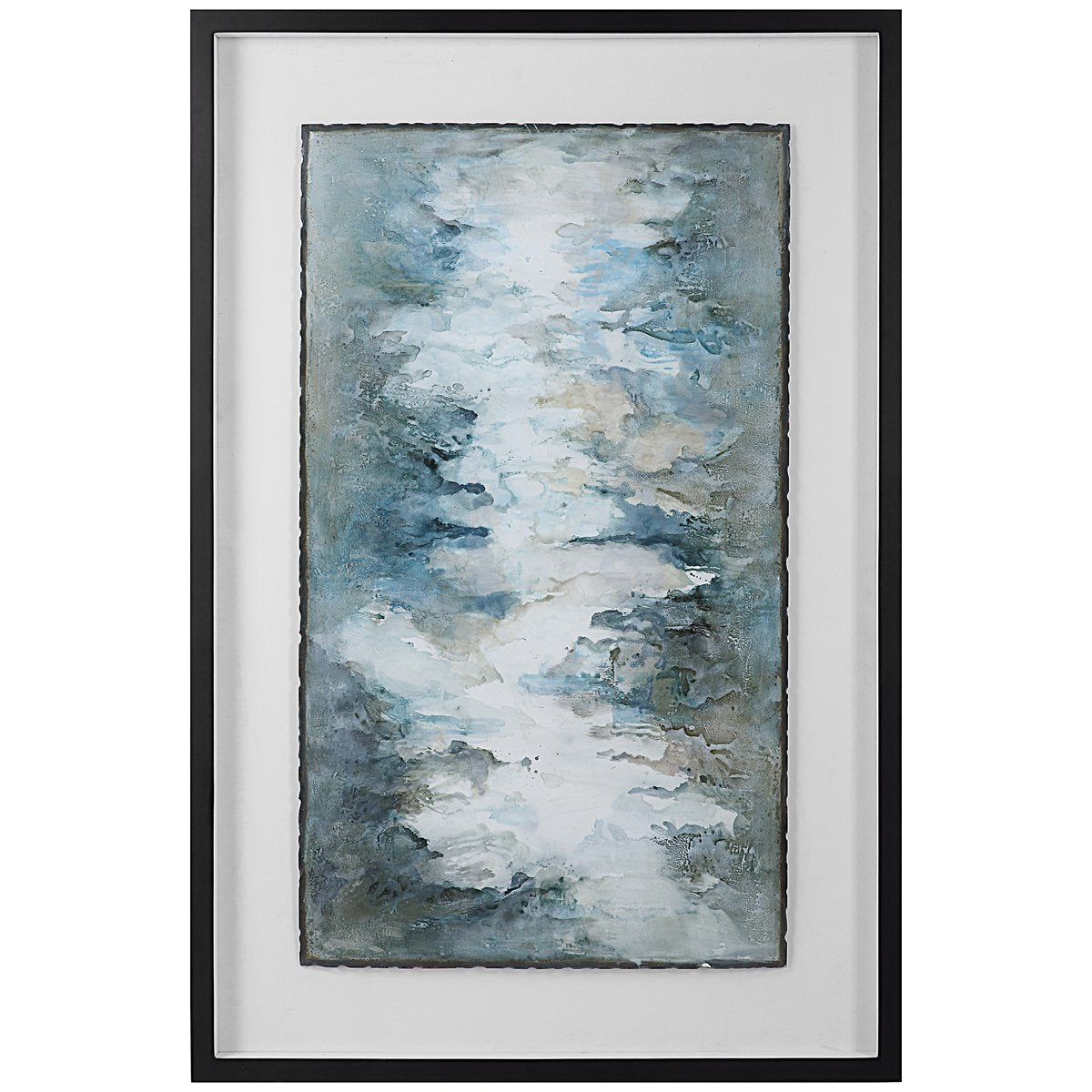 Uttermost Lakeside Grande Framed Abstract Print