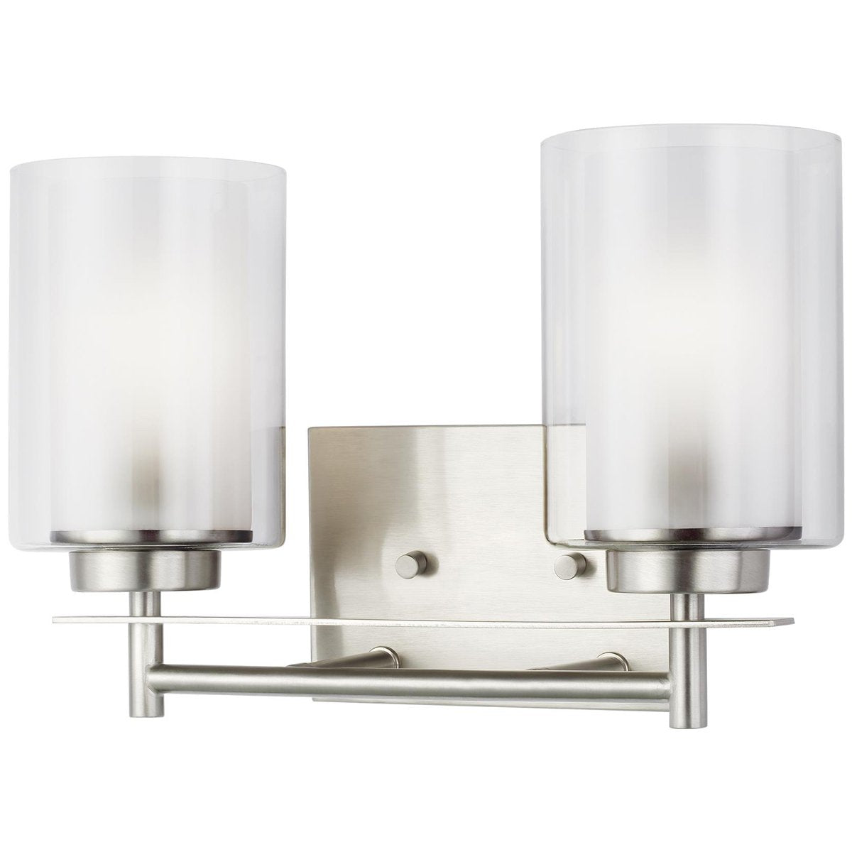 Sea Gull Lighting Elmwood Park 2-Light Bath Light - 9.5W