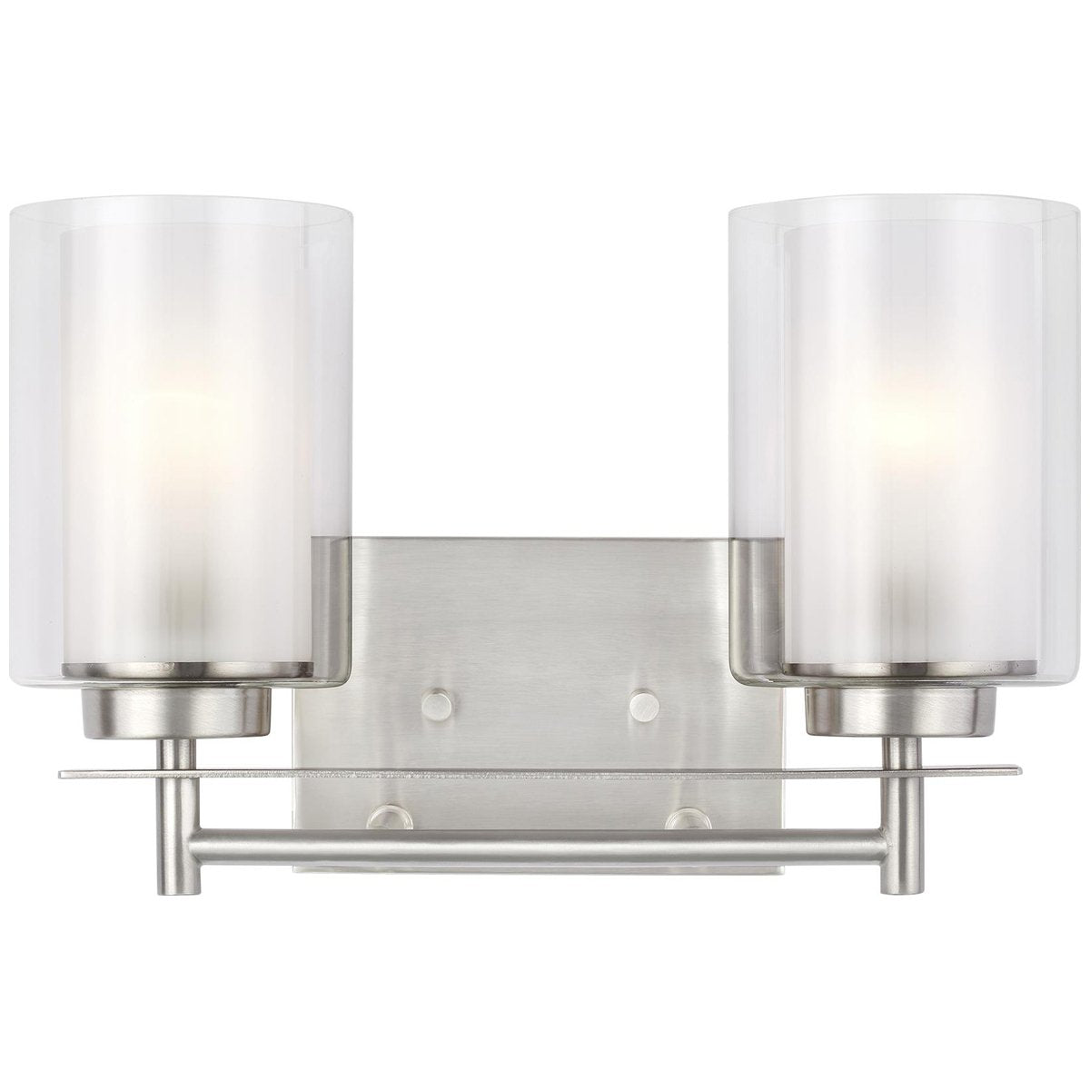 Sea Gull Lighting Elmwood Park 2-Light Bath Light - 9.5W