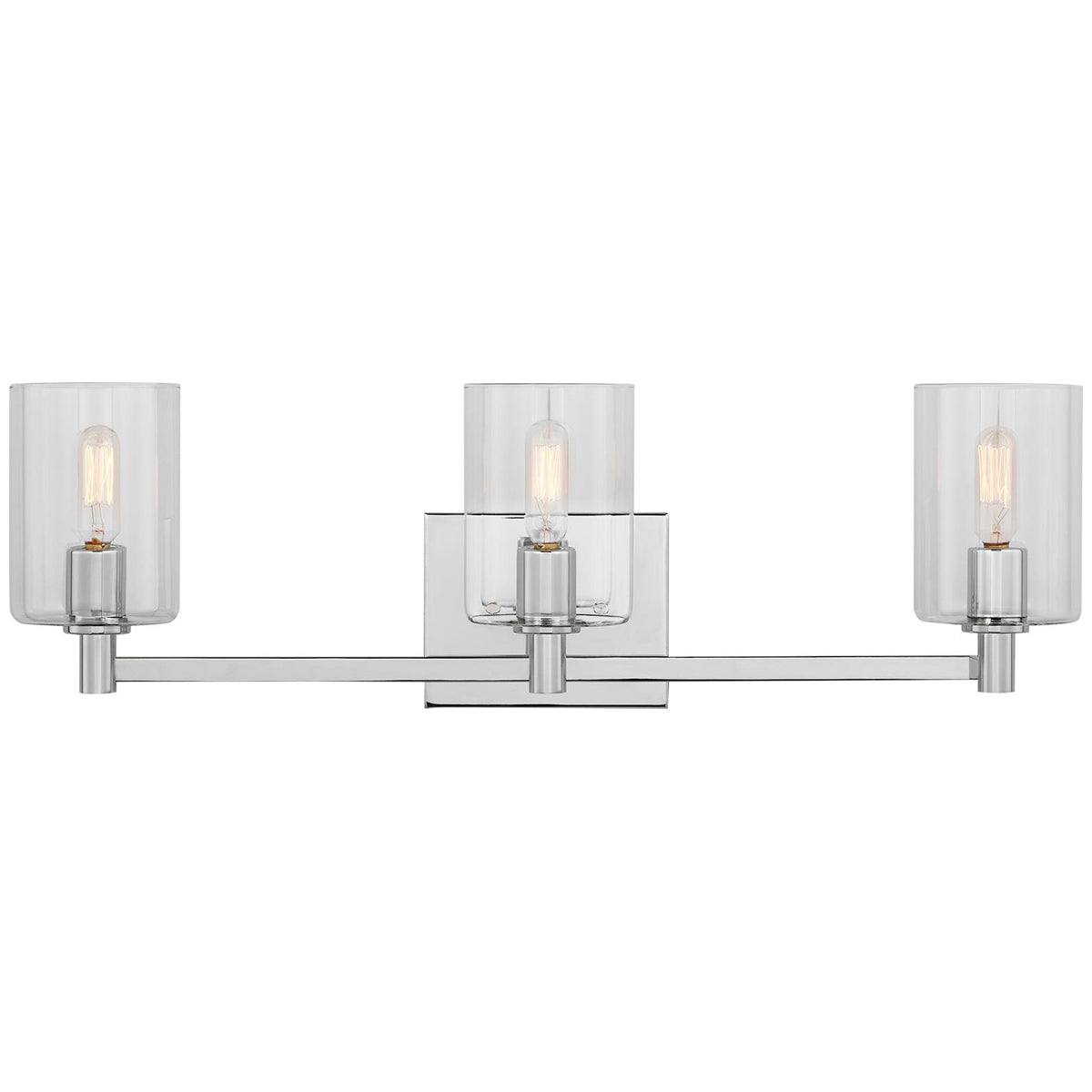 Sea Gull Lighting Fullton 3-Light Wall/Bath Sconce without Bulb