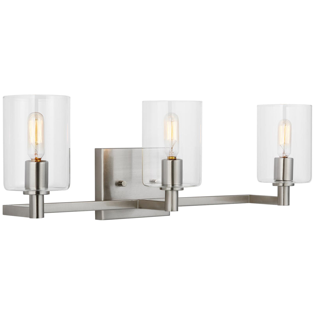 Sea Gull Lighting Fullton 3-Light Wall/Bath Sconce without Bulb