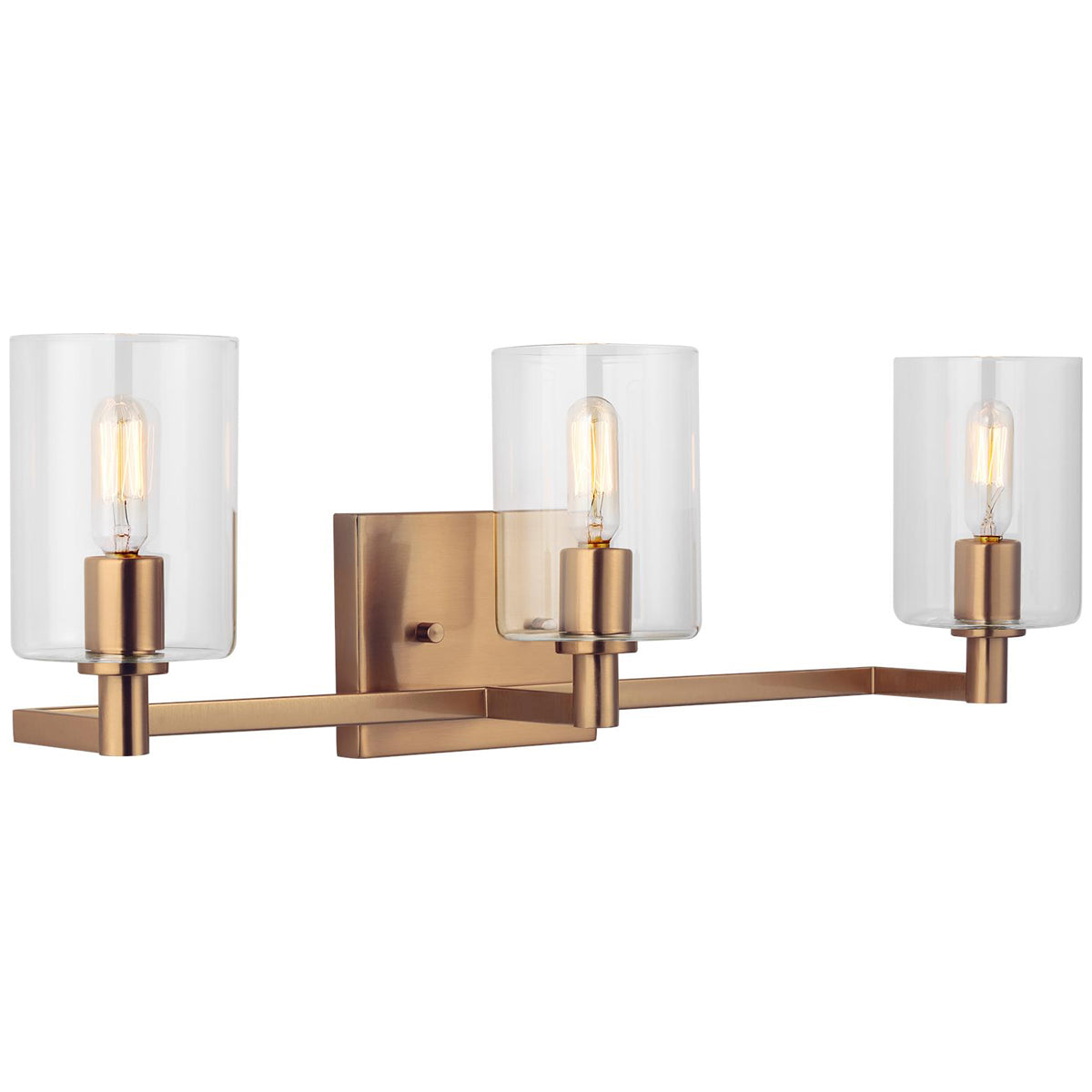 Sea Gull Lighting Fullton 3-Light Wall/Bath Sconce