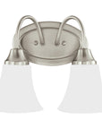 Sea Gull Lighting Holman 2-Light Wall/Bath Sconce with Bulb