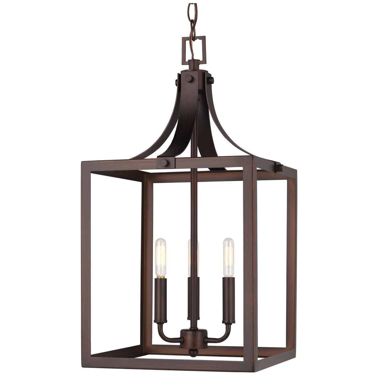 Sea Gull Lighting Labette 3-Light Hall/Foyer Pendant with Bulb