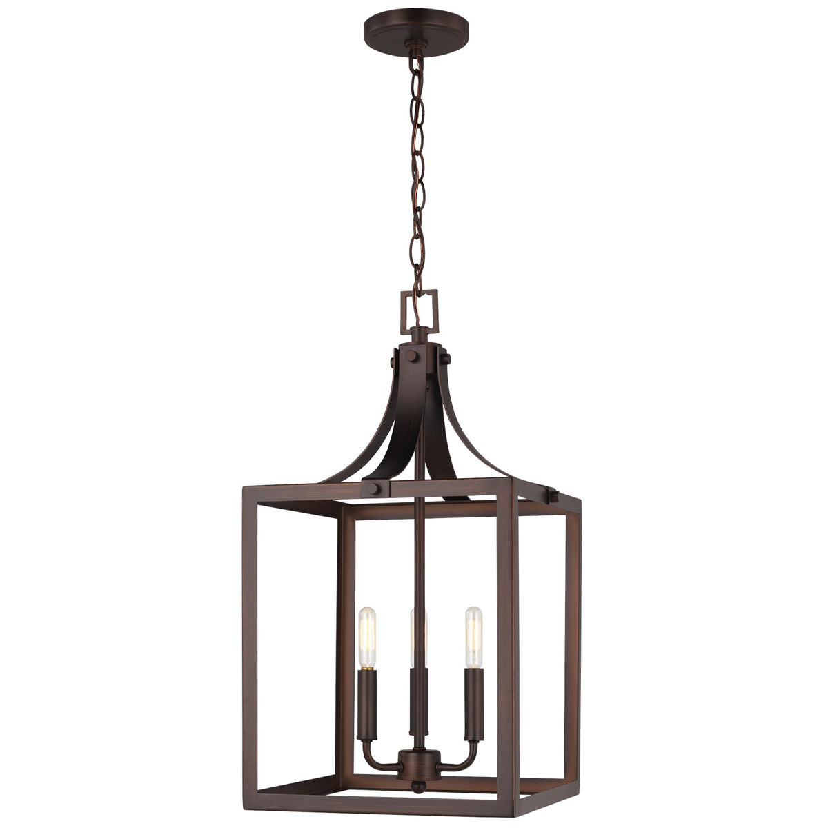 Sea Gull Lighting Labette 3-Light Hall/Foyer Pendant with Bulb