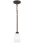 Sea Gull Lighting Kerrville 1-Light Mini Pendant with Bulb