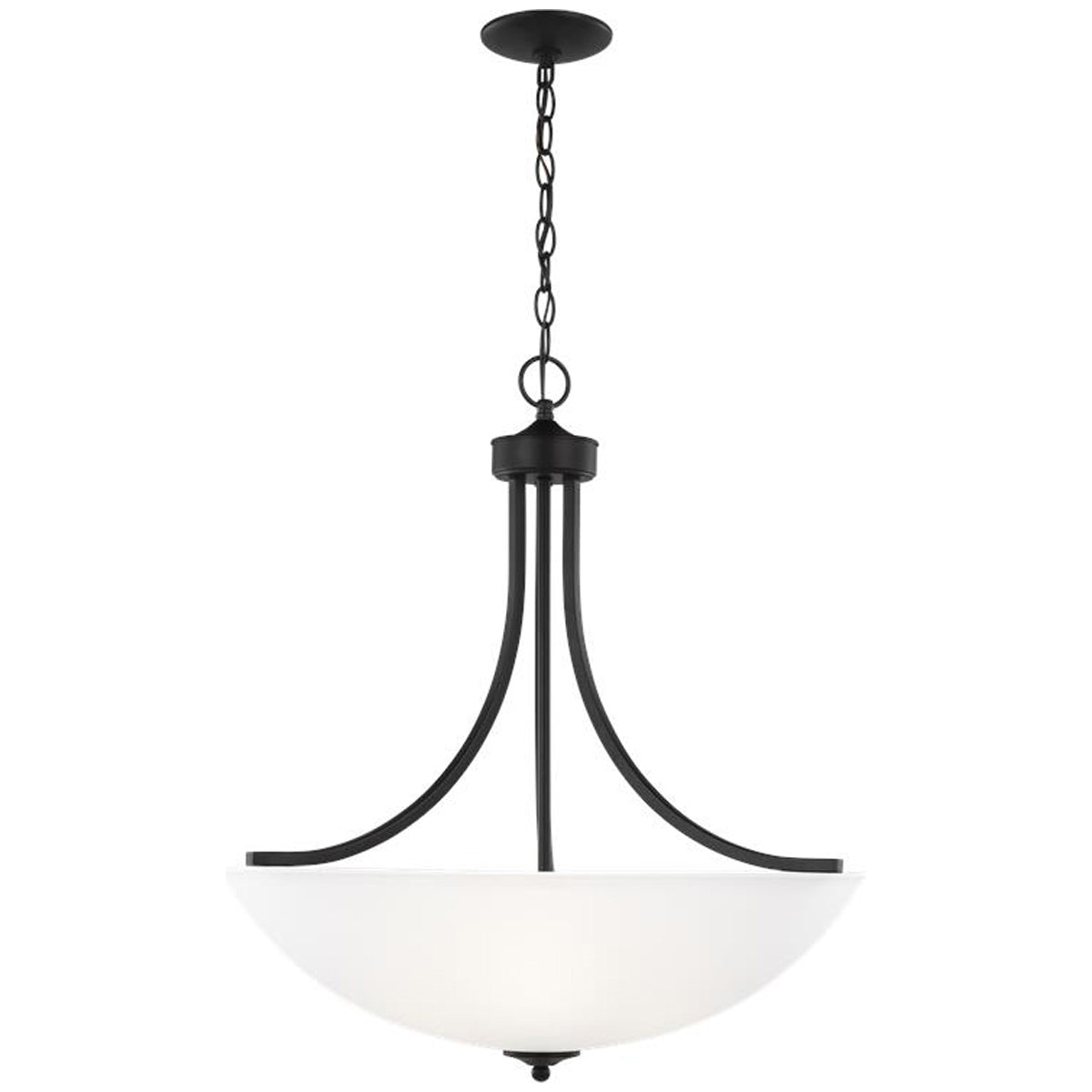 Sea Gull Lighting Geary 4-Light Pendant with Bulb