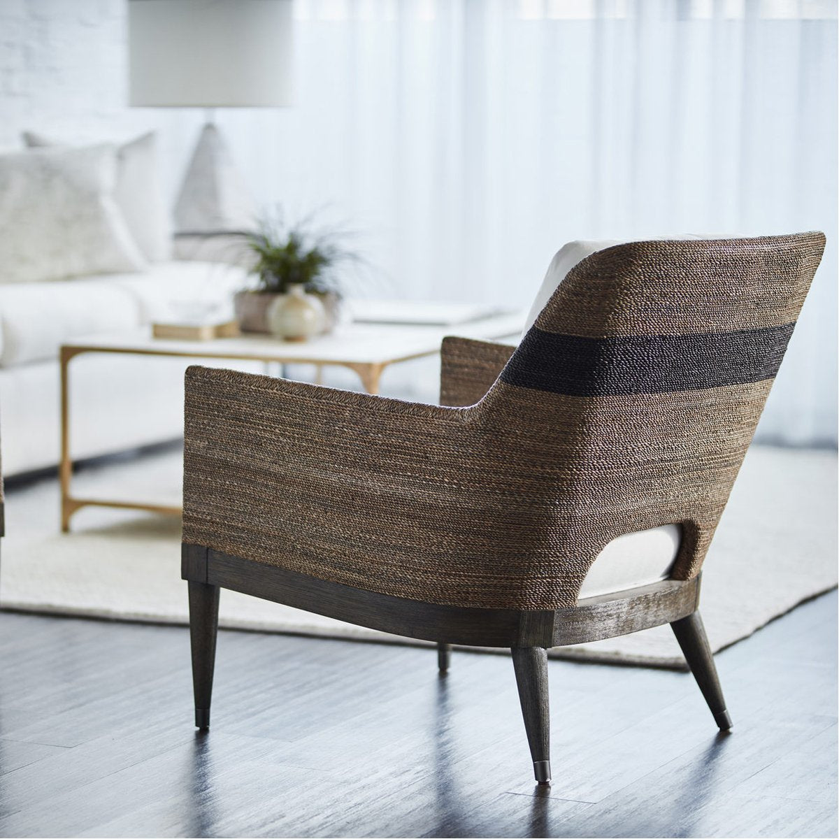 Palecek Fritz Rope Lounge Chair