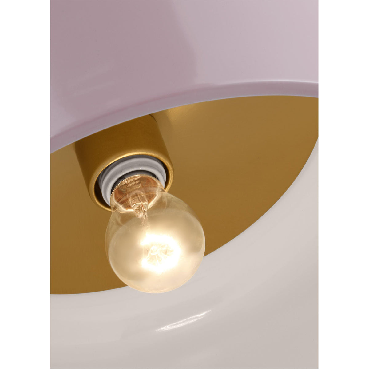 Sea Gull Lighting Malone Flush Mount with Bulb