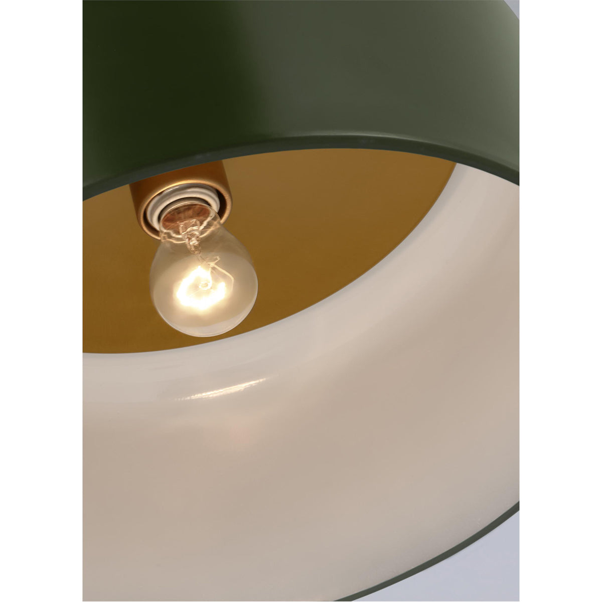 Sea Gull Lighting Malone Flush Mount with Bulb