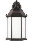 Sea Gull Lighting Sevier Downlight Outdoor Wall Lantern with Bulb